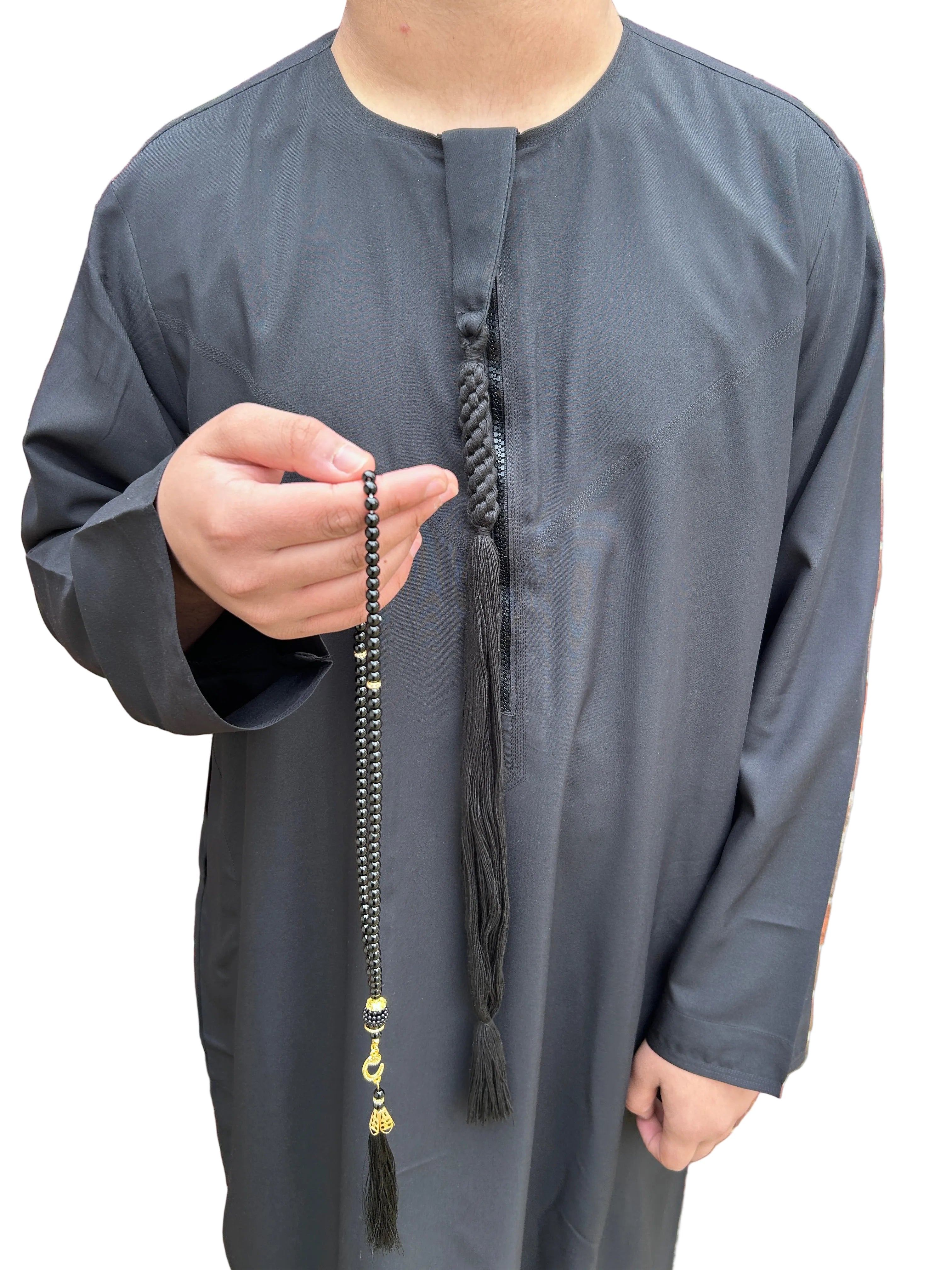 AL Noor Emirati Thobe - Black